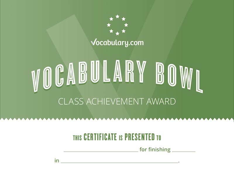 certificate of merit